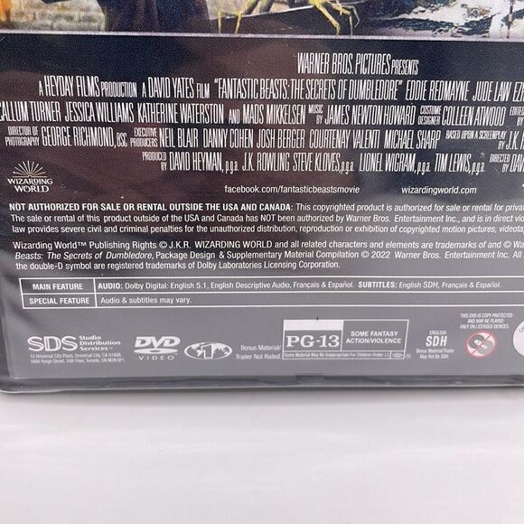 Fantastic Beasts The Secrets of Dumbledore DVD Movie (New) - Picture 7 of 11